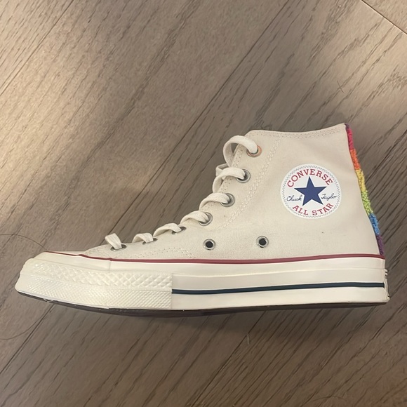 size 8 converse chuck taylor all star, 1st pride parade sneakers - Picture 5 of 10